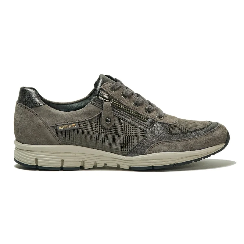 Running Shoes For Sale Mephisto Women's Ylona Dark Taupe/Gingham