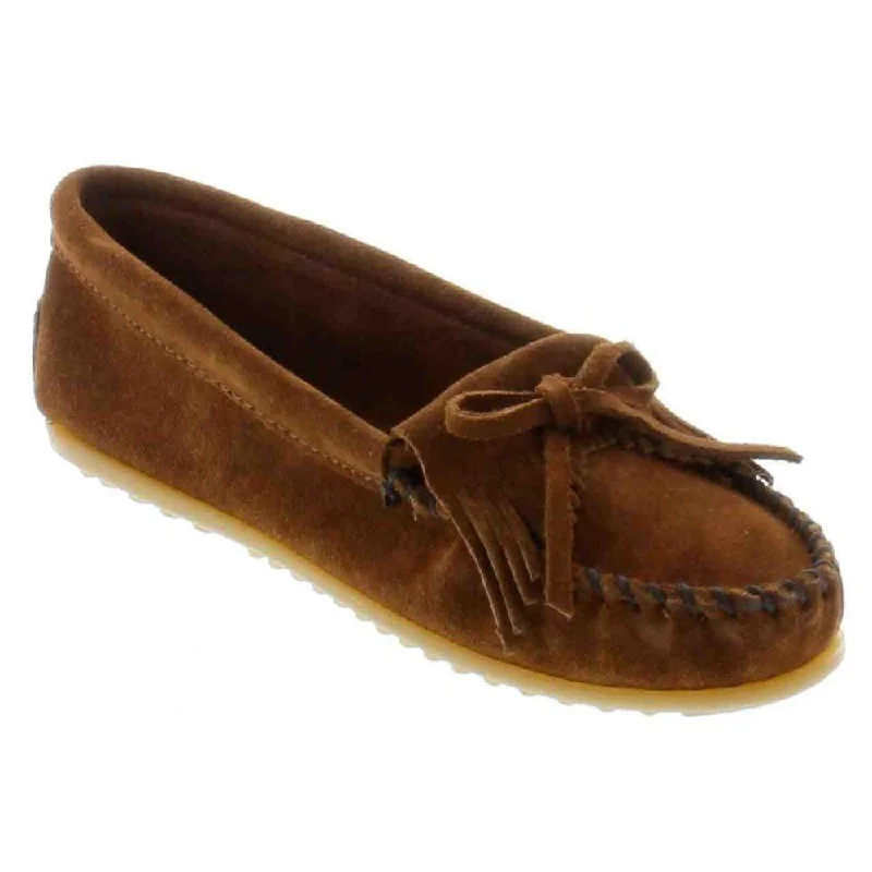 Casual Sandals For Sale Minnetonka Women's 402 Kilty Hardsole Brown Suede