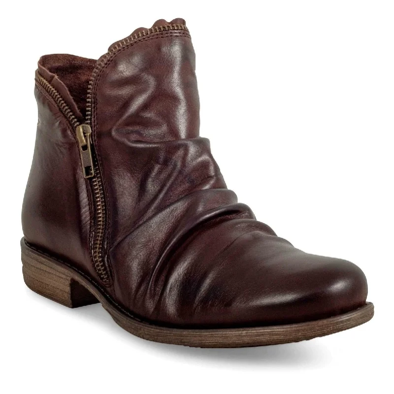 Chunky Sneakers Trend Miz Mooz Women's Luna Brown Leather