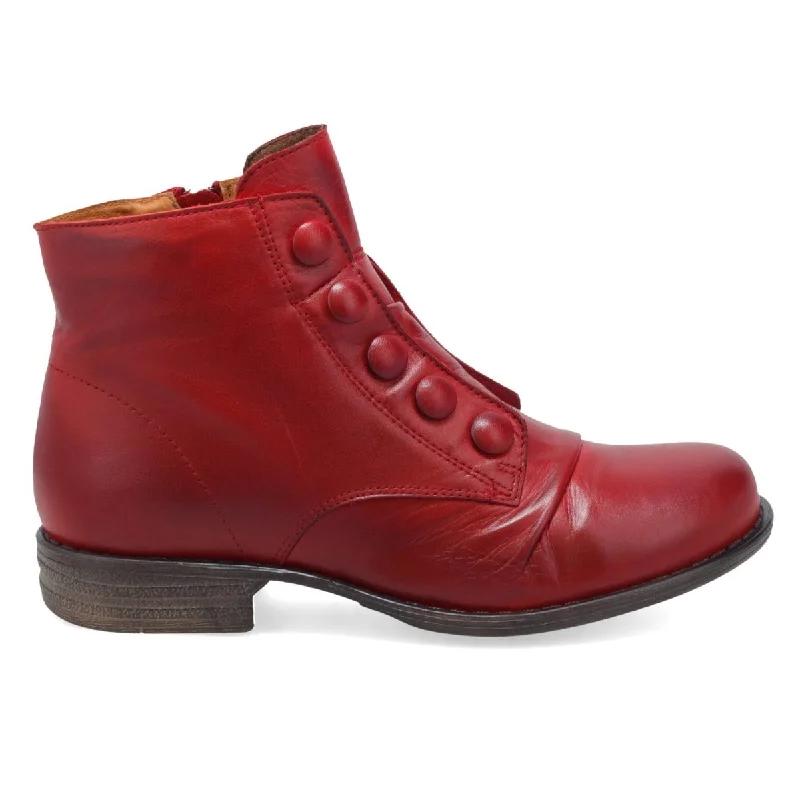Casual Sandals For Sale Miz Mooz Women's Louise Red Leather