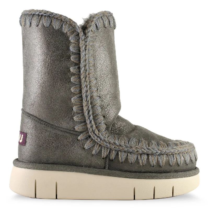 Fashionable Hiking Shoes MOU Women's Eskimo Bounce 24 Black/Olive