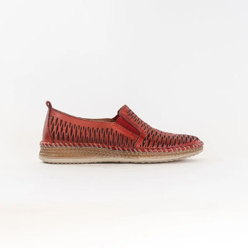 Comfortable Snow Sneakers Spring Step Newday (Women's) - Red