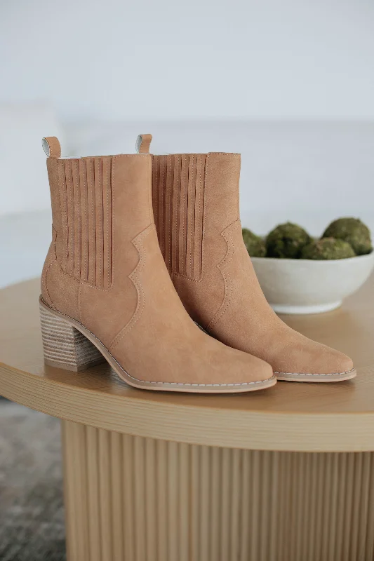 High Fashion Footwear On My Best Behavior Boots - Camel