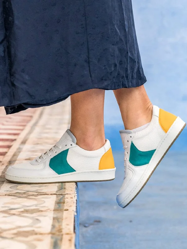 Best Formal Shoes Online Orient Recycled Unisex Vegan Sneakers | Saffron & Jade
