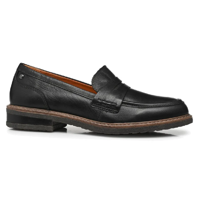 Comfortable Casual Shoes Aldaya Calfskin Leather Women's Slip-on Shoes