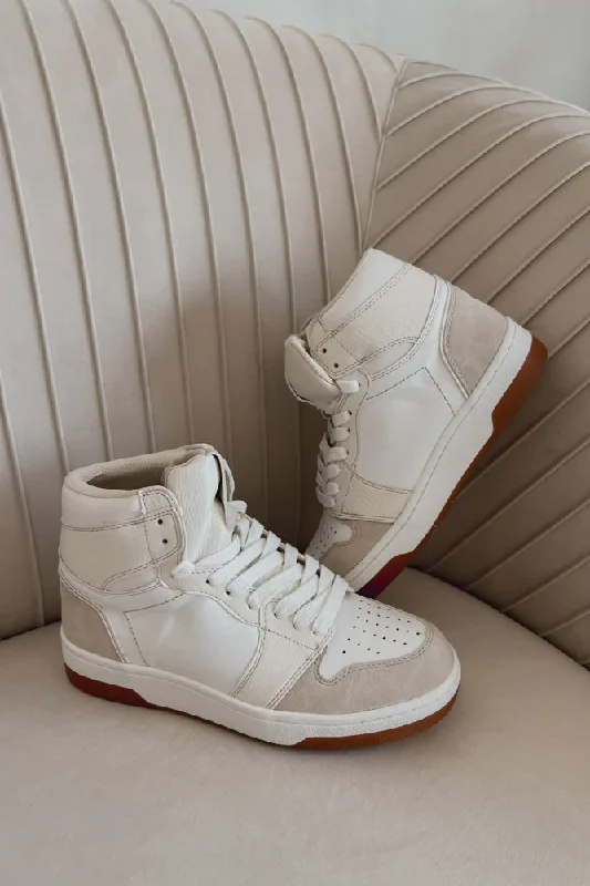 Casual Sneakers For Sale Rebecca High Top Sneakers in Bone
