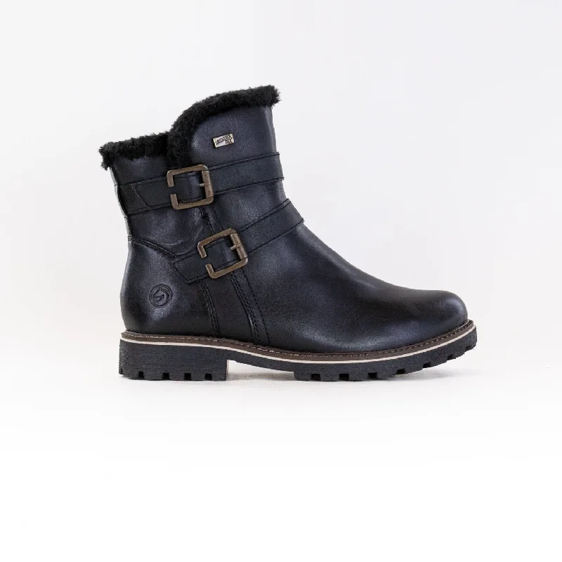 High Fashion Sneakers Remonte D8484 Samira (Women's) - Black Leather