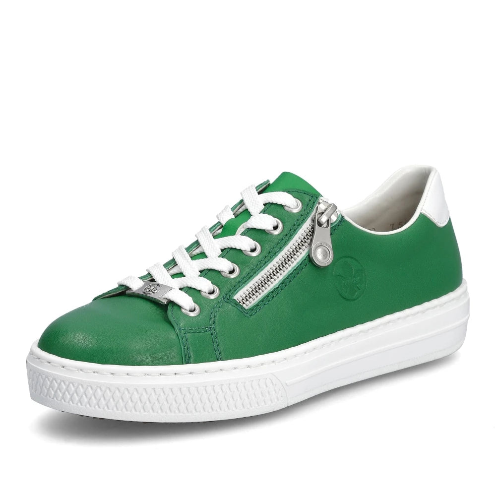 Best Flat Shoes Online Rieker L59L1-52 Green