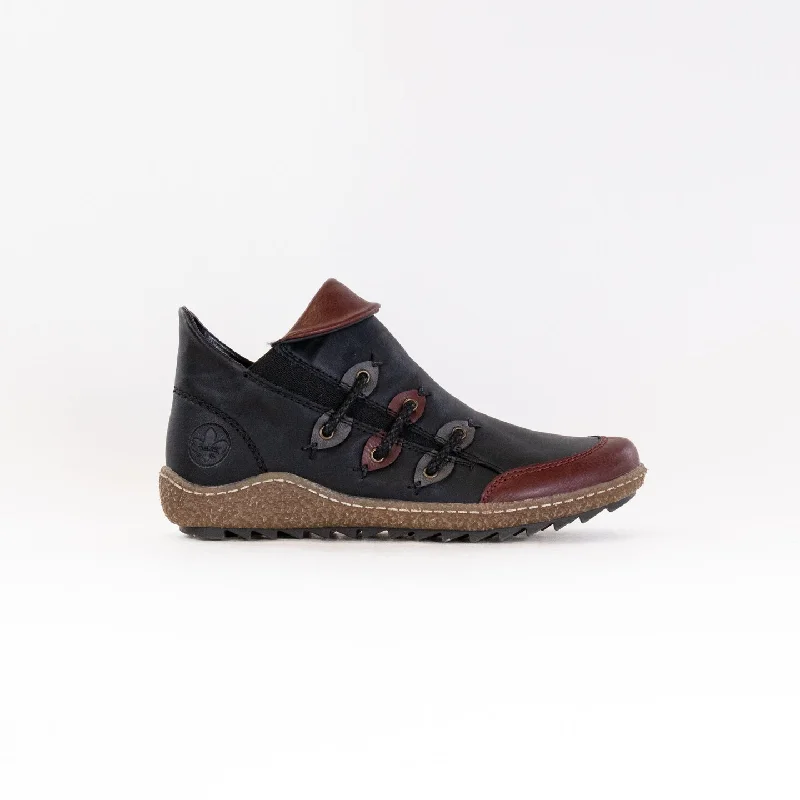 Comfortable Formal Footwear Rieker Liv Z7582 (Women's) - Black Combi
