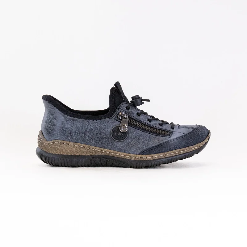 Fashionable Ankle Boots Rieker Nikita N3267 (Women's) - Blue