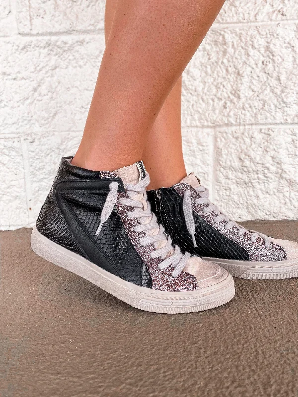 Best Walking Shoes Shu Shop Rooney Black High Top Sneaker