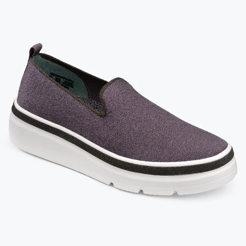 Classic Flat Shoes Sutton Knit Sneaker - Slate