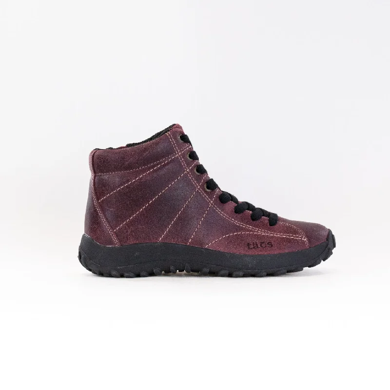 Stylish Boots For Sale Taos Trail Mix (Women's) - Wine Ruff Out Leather