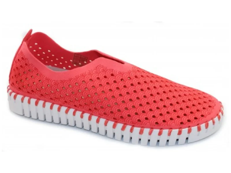 Black Dress Shoes Ilse Jacobsen: Tulip in Raspberry