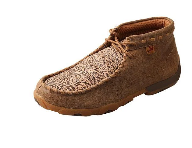 Durable Snow Boots Twisted X Women's Bomber & Nude Tooled Driving Moc WDM0080