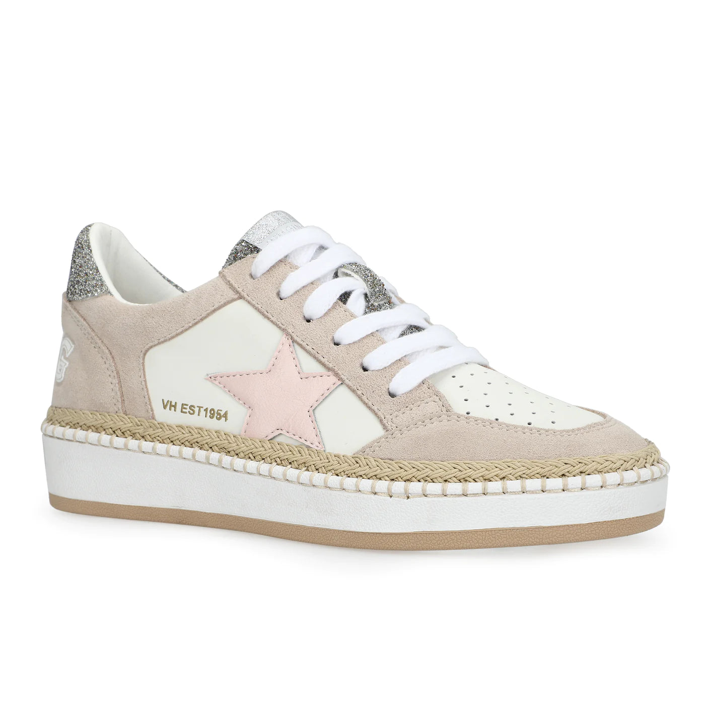 Durable Snow Boots Vintage Havana Denisse Sneaker-Raffia Pink