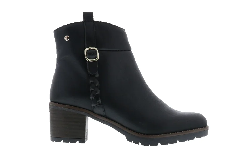 Trendy Lace-Up Shoes Pikolinos Llanes leather ankle boots (Women's) - Black