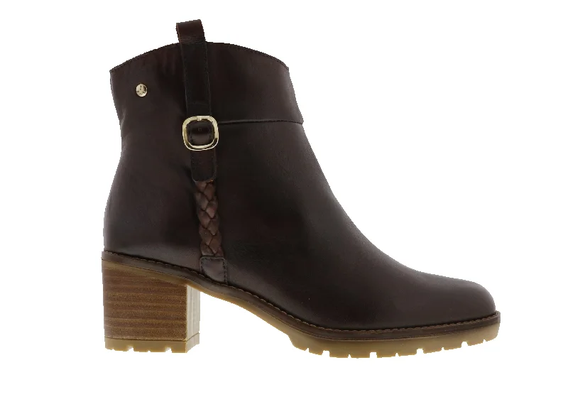 Leather Sneakers For Sale Pikolinos Llanes leather ankle boots (Women's) - Caoba
