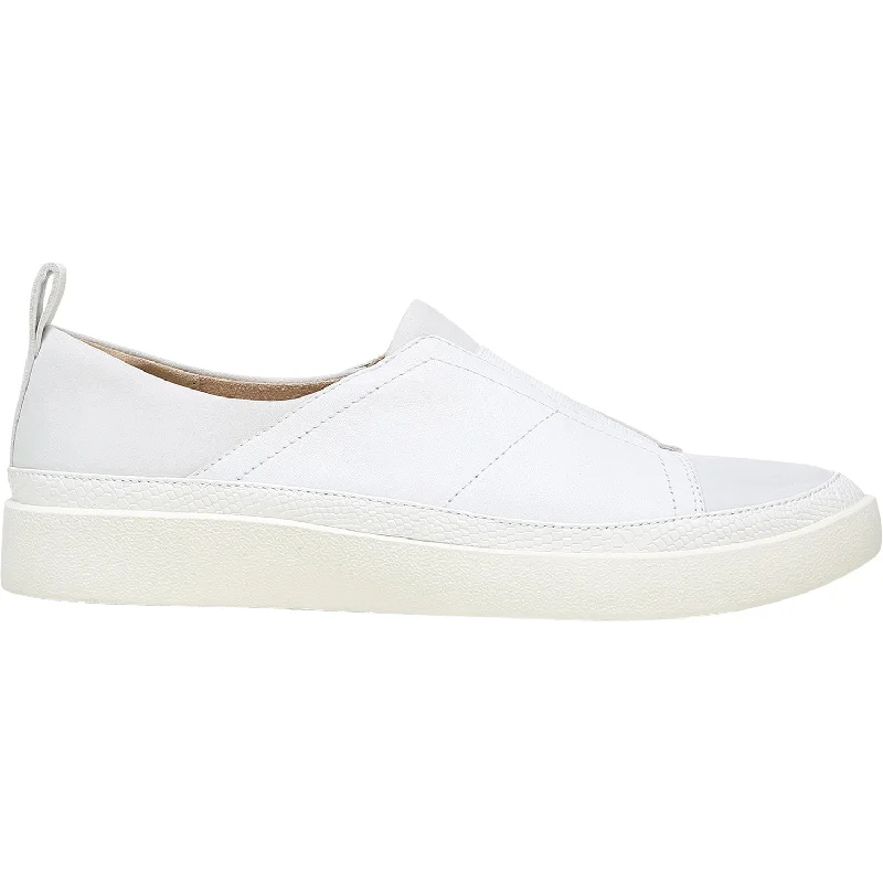 Trendy Summer Sandals Women's Vionic Zinah White Leather/Nubuck